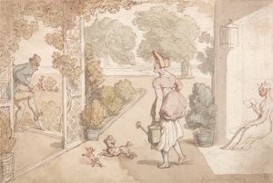 Giardinaggio da Thomas Rowlandson